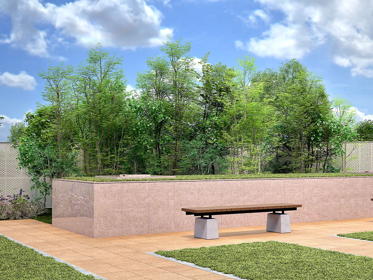 広島県広島市安佐北区のひかり霊苑 高陽　お墓の種類　合同樹木葬